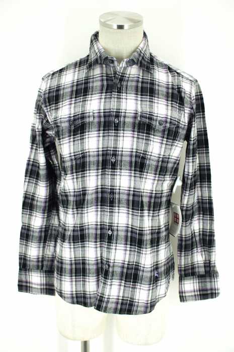 BURBERRY BLACK LABEL (バーバリーブラックレーベル) コットンチェックシャツ メンズ トップス
