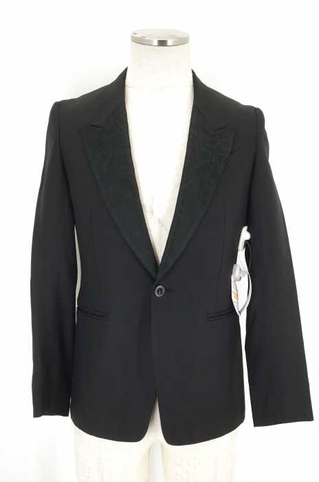 Paul Smith COLLECTION×Lanificio Fratelli Ormezzano(ポールスミスコレクション ラニフィーチョフラテッリオルメザーノ) 16AW ピークドペイズリーラペル1Bテーラードジャケット メンズ アウター
