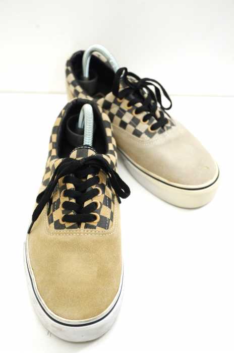 VANS （バンズ） ERA エラ　スウェードチェッカーフラッグスニーカー メンズ シューズ