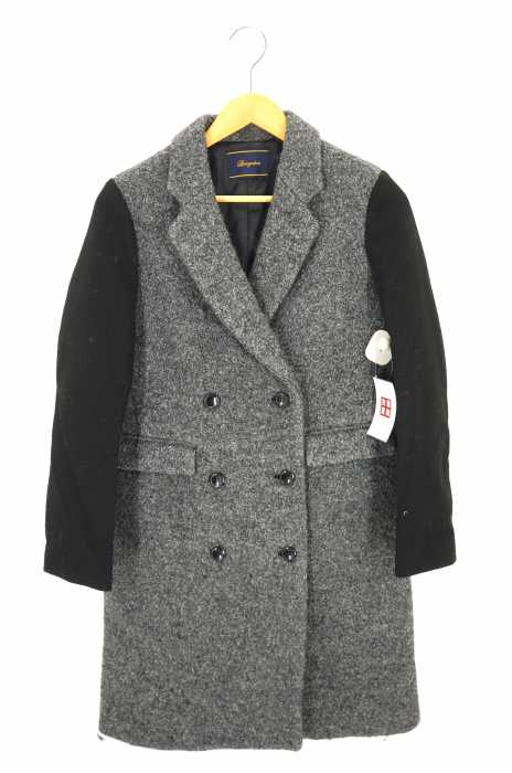 Loungedress（ラウンジドレス） 袖切替ダブルチェスターコート レディース アウター