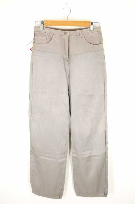 MM6 Maison Margiela （エムエムシックス メゾンマルジェラ） 06aw コットン切替サテン地スラックス レディース パンツ
