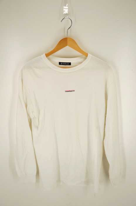 chari&co （チャリアンドコー） SPLIT BOLD LOGO L/S TEE メンズ トップス
