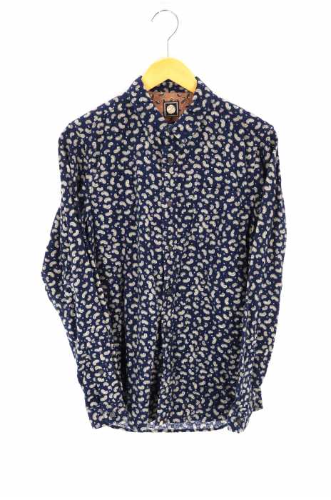 Pretty Green（プリティーグリーン） ペイズリー柄起毛シャツ メンズ トップス