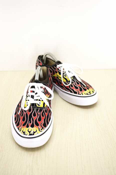 VANS （バンズ ） AUTHENTIC MASH UP FLAMES BLACK メンズ シューズ