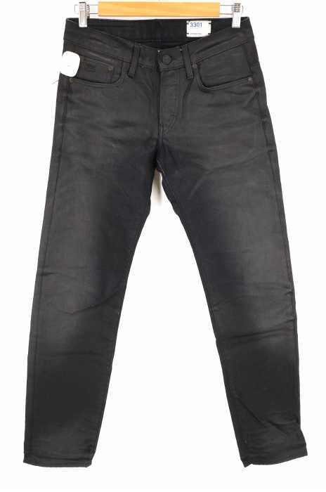 G-STAR RAW （ジースターロー） 3301 コーティングデニムパンツ ボタンフライ メンズ パンツ