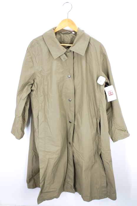 UNIQLO(ユニクロ) サイドスリットステンカラーコート レディース アウター