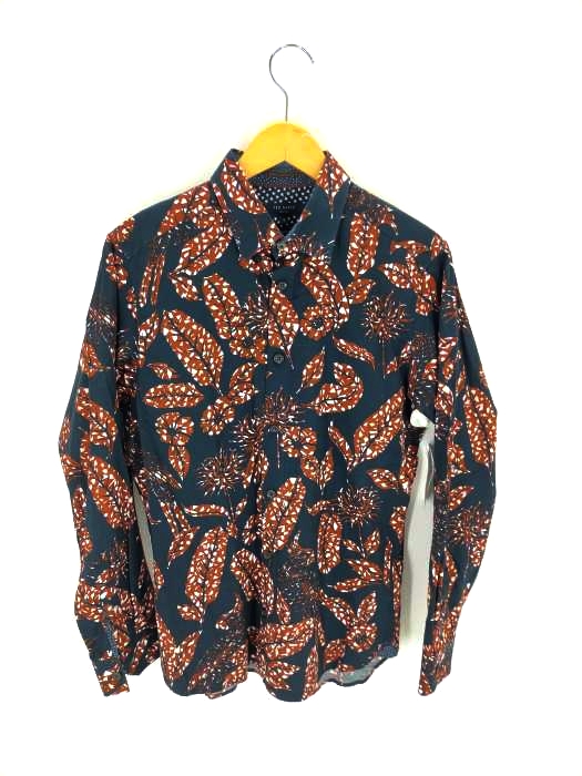 TED BAKER（テッドベーカー） リーフ柄 シャツ メンズ トップス