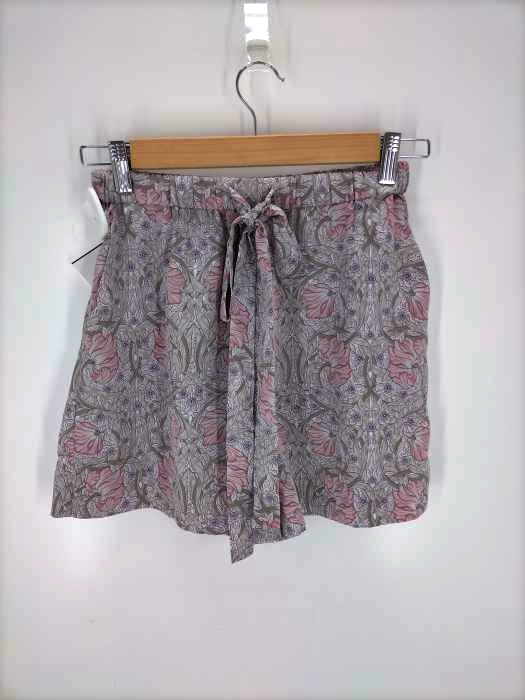 SNIDEL HOME(スナイデルホーム) 21SS ウィリアムモリス サテンハーフパンツ レディース パンツ