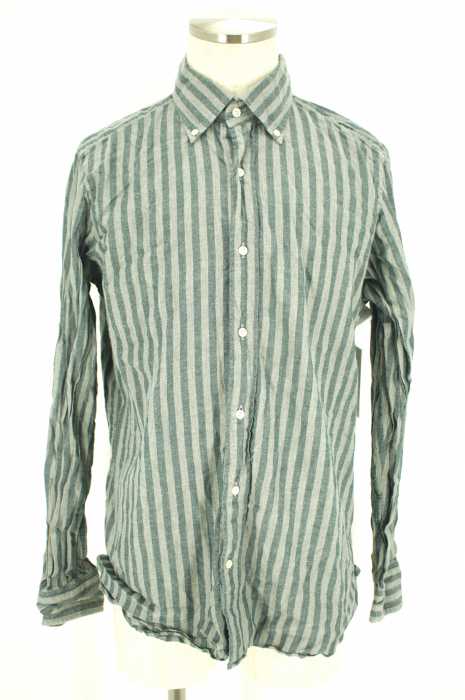 UNITED ARROWS green label relaxing (ユナイテッドアローズグリーンレーベルリラクシング) ストライプボタンシャツ メンズ トップス