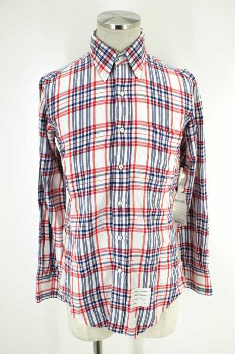 THOM BROWNE （トムブラウン） チェックBDシャツ メンズ トップス