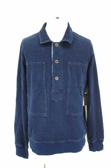 J.CREW × WALLACE & BARNES () プルオーバーインディゴワークシャツ メンズ トップス