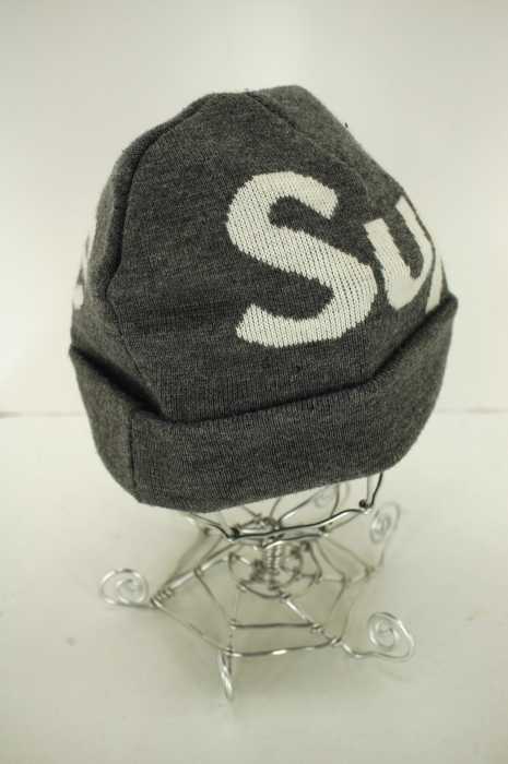 Supreme (シュプリーム) ロゴ入りニットキャップ メンズ 帽子