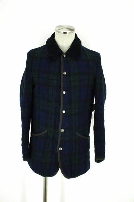 MACKINTOSH×Paul Smith (マッキントッシュポールスミス) チェック柄キルティングコート メンズ アウター