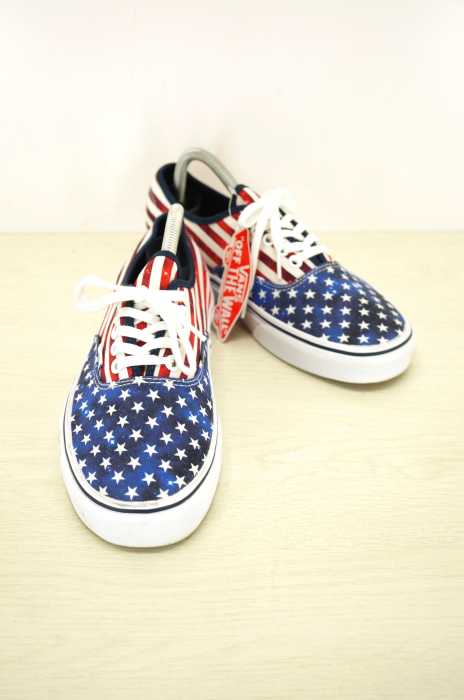 VANS (バンズ ) アメリカ国旗プリントローカットスニーカー メンズ シューズ