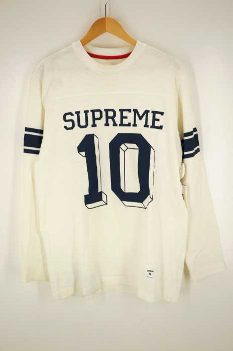 Supreme （シュプリーム） Football L/S Topナンバリング ロゴ フットボール ロングスリーブ Tシャツ メンズ トップス
