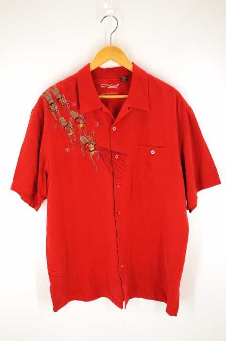 TORI RICHARD（トリリチャード） サンタクロース刺繍ボーリングシャツ　2006 Holiday Shirt Collection メンズ トップス