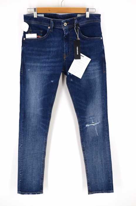DIESEL （ディーゼル） LARKEE REGULAR STRAIGHT  ボタンフライ ジーンズ  クラッシュ加工 メンズ パンツ