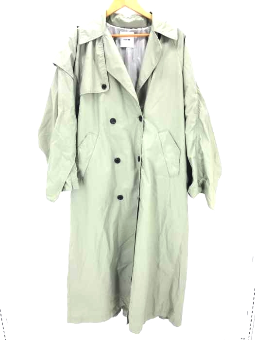 CLANE（クラネ） BACK FRILL TRANCH COAT レディース アウター