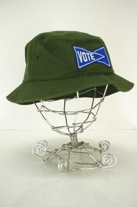VOTE MAKE NEW CLOTHES　 （） ワッペン付きキャンプハット メンズ 帽子