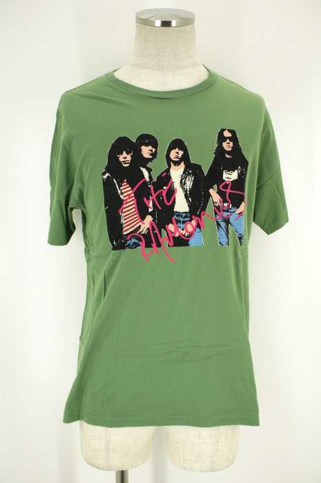 HYSTERIC GLAMOUR (ヒステリックグラマー) クルーネックプリントシャツ メンズ トップス