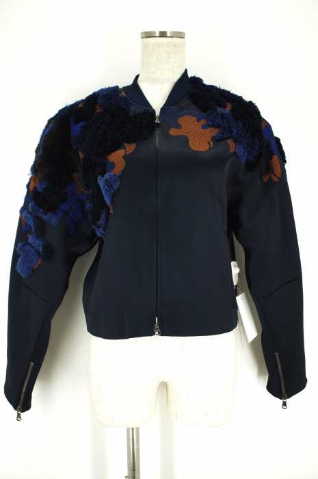 3.1 phillip lim (スリーワンフィリップリム) 14AW ドロップショルダーフローラルボンバー ジャケット レディース アウター