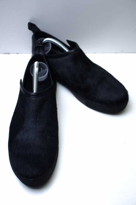 discord YOHJI YAMAMOTO レザー切替スリッポンスニーカー レディース シューズ