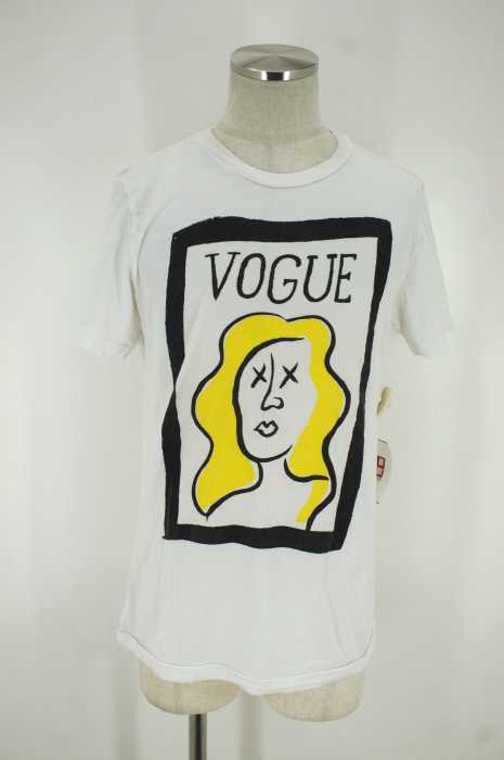 CHRISTOPHER LEE SAUVE （クリストファーリーソーヴェ） VOGUEプリントTシャツ メンズ トップス
