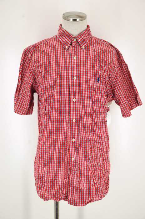 RALPH LAUREN(ラルフローレン) CLASSIC FIT チェック柄ボタンダウン半袖シャツ メンズ トップス