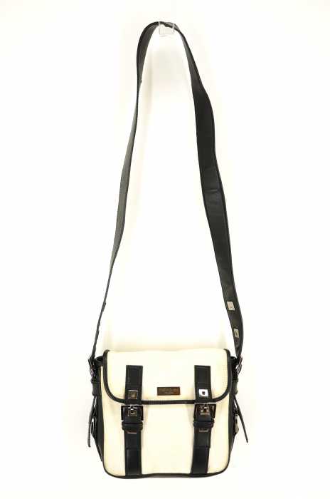 Yves Saint Laurent rive gauche （イヴサンローランリヴゴーシュ） キャンバス×レザーショルダーバッグ メンズ バッグ