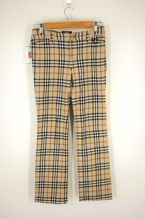 BURBERRY BLUE LABEL（バーバリーブルーレーベル） ノバチェック ストレッチ レディース パンツ