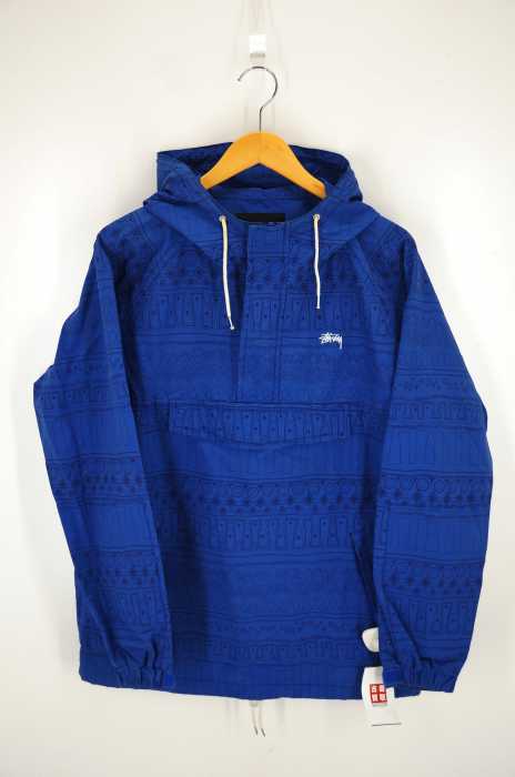 STUSSY （ステューシー） 総柄ナイロンアノラックパーカー メンズ アウター