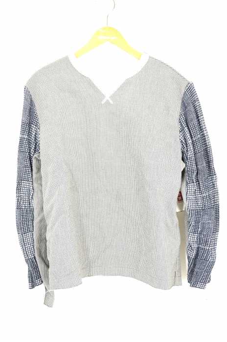 Sacai(サカイ) 切替総柄スウェットトップス メンズ トップス