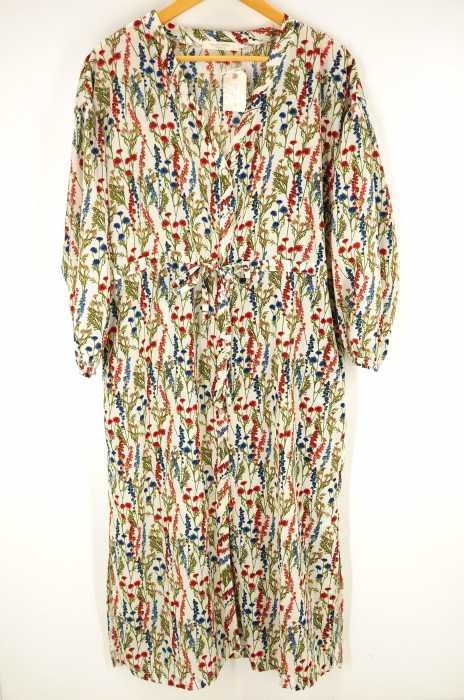 Chocol Raffine Robe ショコラフィネローブ ボタニカル柄プリントシャツディガン レディース ワンピース ブランド古着買取販売バズストア