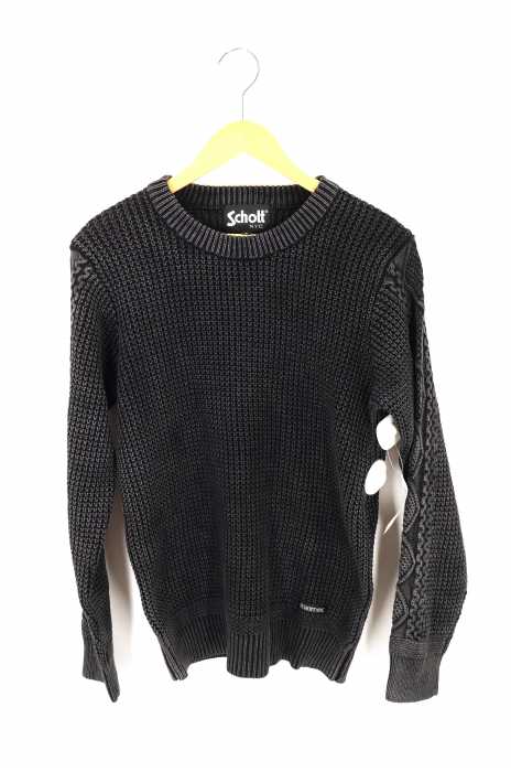 Schott （ショット） DULL COLOR CREW NECK SWEATER　ダルカラークルーネックニット メンズ トップス