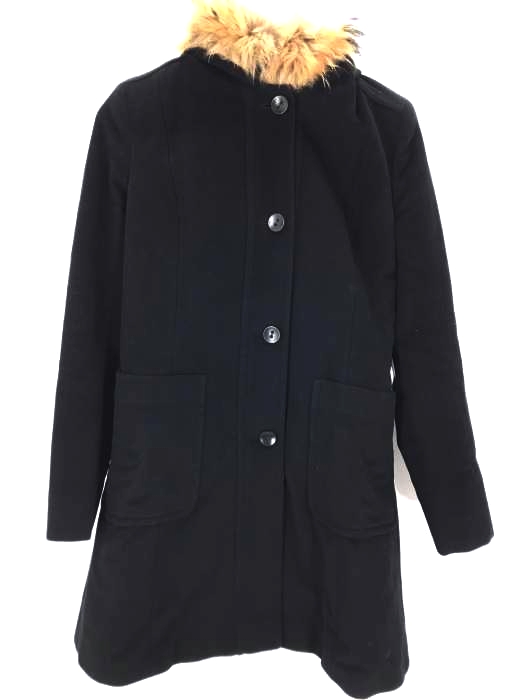 MAX MARA（マックスマーラ） ファー付きフーデットウールコート レディース アウター