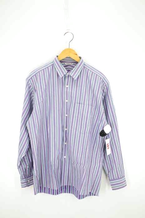 【オーラリー】WASHED FINX TWILL STRIPE SHIRTS AURALEE -Washed Finx Twill Stripe Shirts- | twelve blog