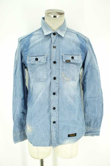 NEIGHBORHOOD （ネイバーフッド） MACK　加工シャンブレーシャツ メンズ トップス