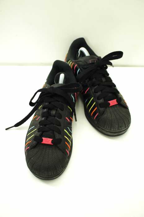 adidas （アディダス） 「Superstar II PS」マルチカラーラインスニーカー レディース シューズ