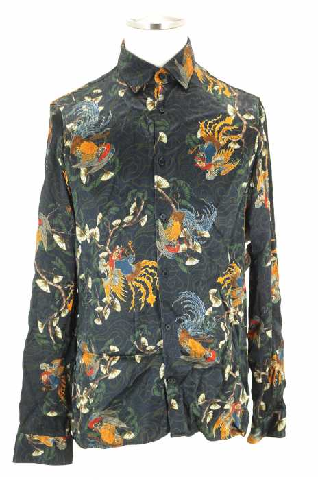 ZARA MAN （ザラマン） 総柄シャツ メンズ トップス