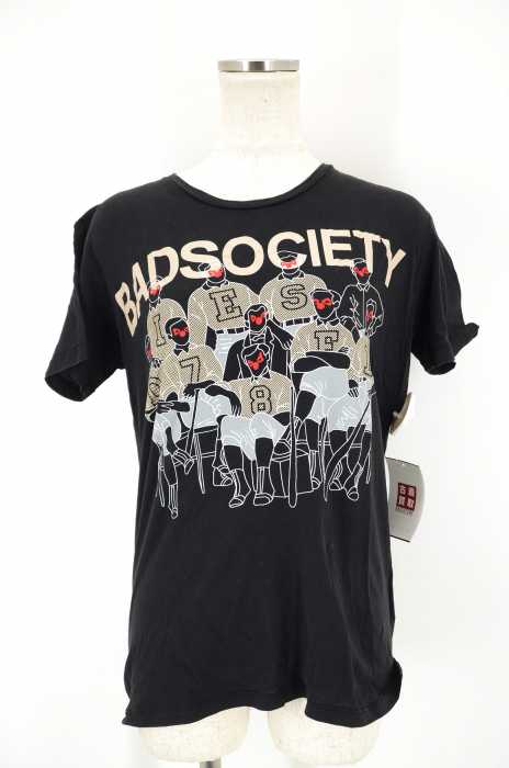 DIESEL （ディーゼル） BADSOCIETY プリントTシャツ レディース トップス