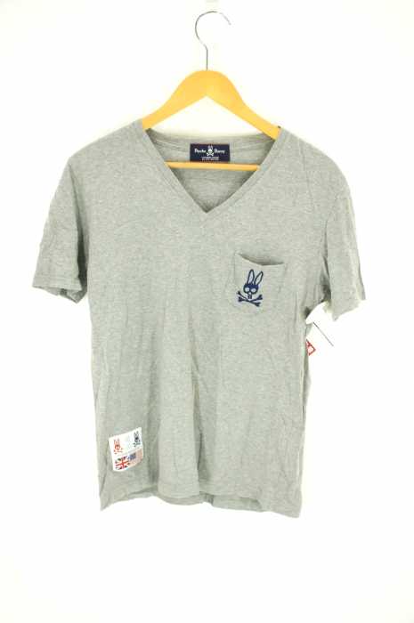 Psycho Bunny （サイコバニー） 胸ポケットVネックTシャツ メンズ トップス