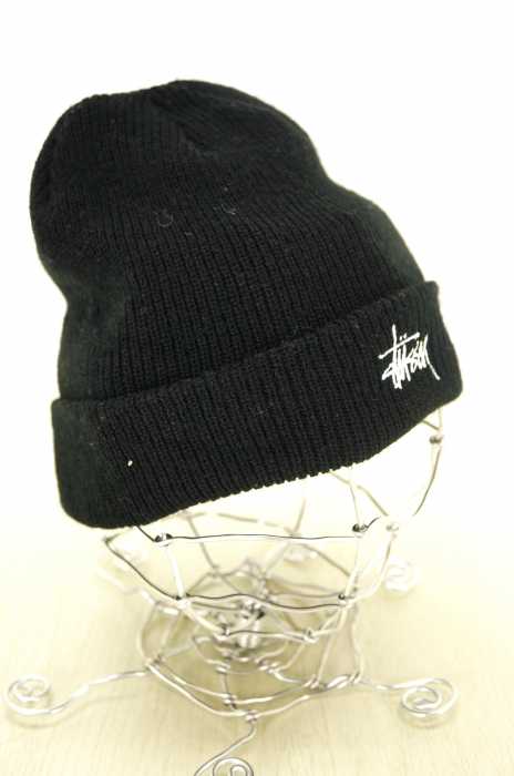STUSSY （ステューシー） ロゴ刺繍ニットキャップ メンズ 帽子