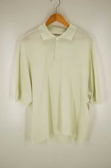 AURALEE （オーラリー） SUPER SOFT PIQUE BIG POLO メンズ トップス