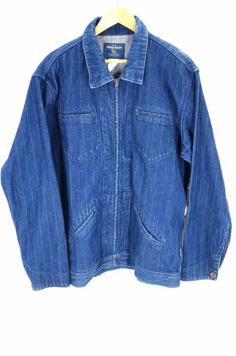 WOOLRICH(ウールリッチ) ストライプデニムジャケット メンズ アウター