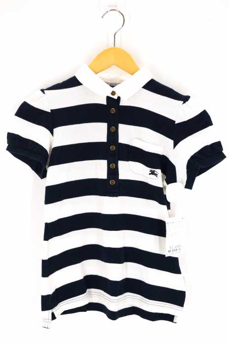 BURBERRY BLUE LABEL（バーバリーブルーレーベル） 鹿の子ボーダーポロシャツ レディース トップス