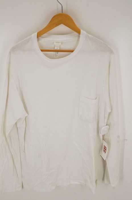 YAECA STOCK（ヤエカストック） 丸胴 CREW NECK POCKET LS TEE メンズ トップス