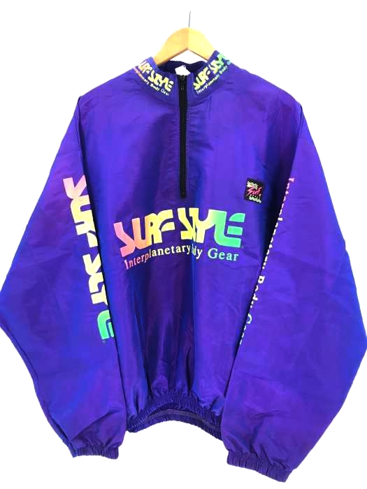 80~90s SURF STYLE アノラック　玉虫色 90's Surf Style Anorak Parka ONE SIZE / サーフスタイル