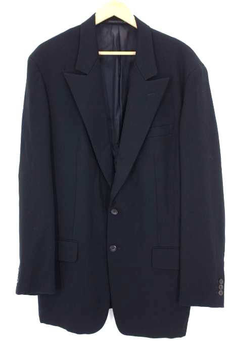 Yohji Yamamoto POUR HOMME（ヨウジヤマモトプールオム） ストライプ柄2Bテーラードジャケット メンズ アウター
