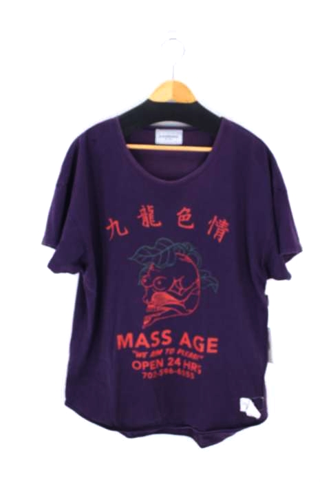 BLACKWEIRDOS（ブラック ウィドゥ） MASS/AGE Tee round メンズ トップス
