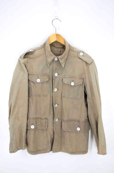 SWEDISH ARMY（スウィーディシュ アーミー） エポレット付きミリタリーシャツ メンズ トップス